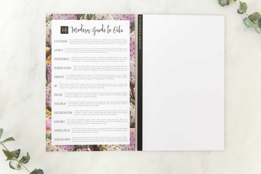 Modern Guide to Oils Postcard - Pack of 10 – Modern+Co