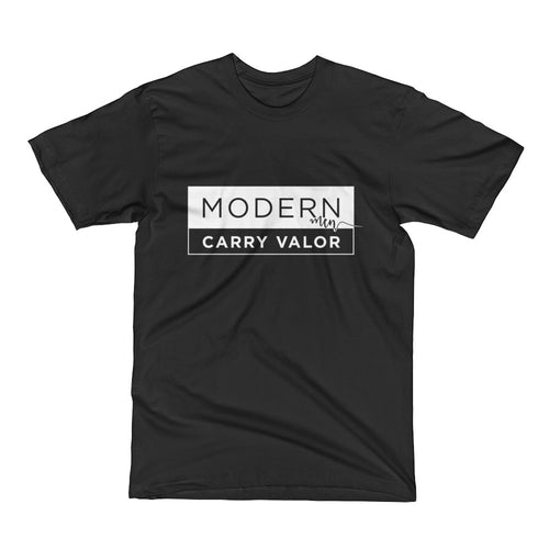 Modern Men Carry Valor Crew Tee Black