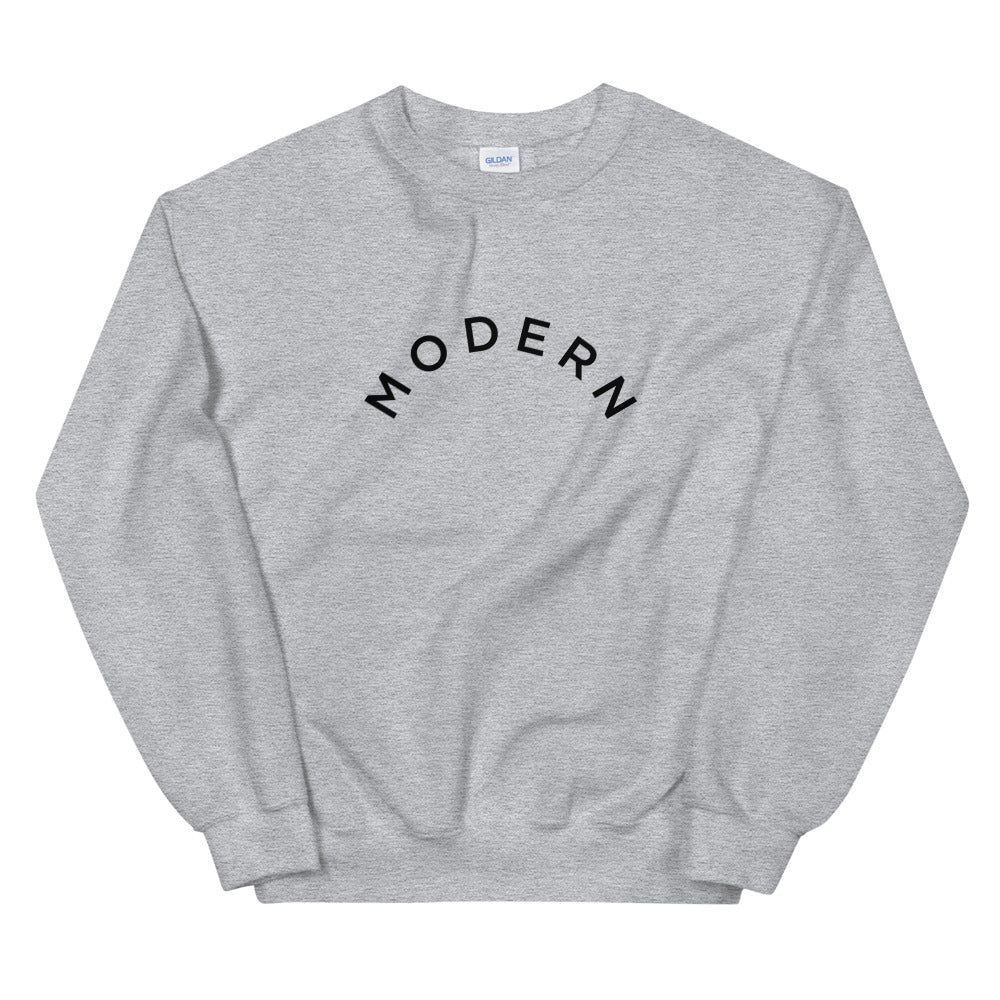 Modern Sweatshirt, Grey