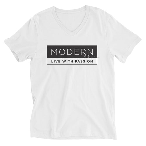 Modern Men Live w/Passion V-Neck Tee