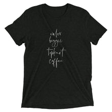 Valor, Biggie, Topknot, Coffee T-Shirt