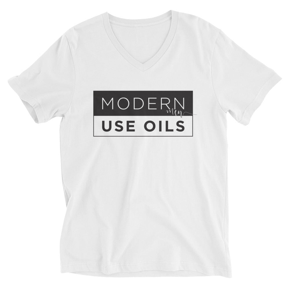 Modern Men Use Oils V-Neck Tee